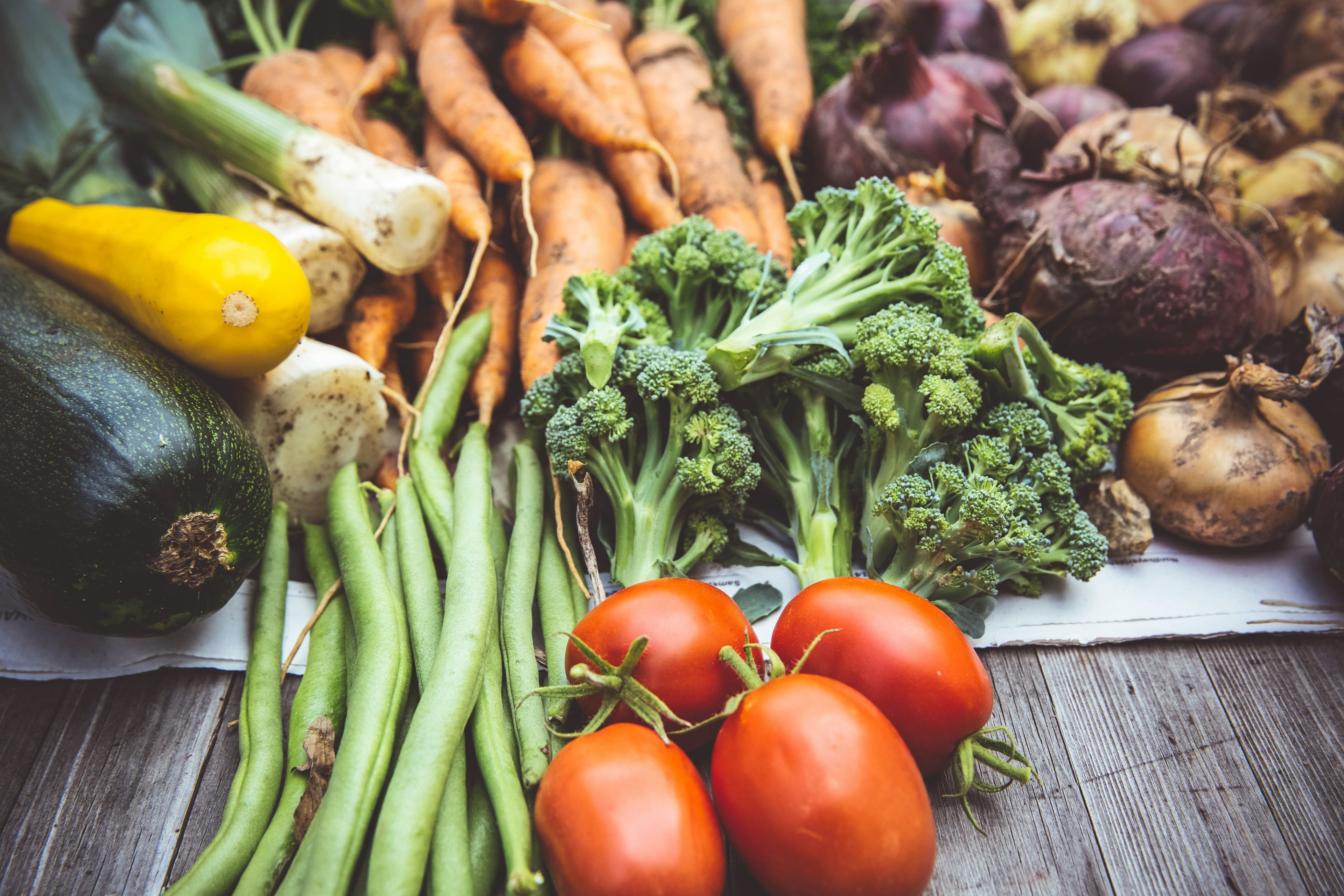 Seasonal shares from our community market garden